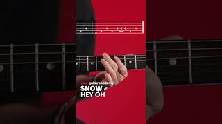 Snow Hey Oh - Red Hot Chili Peppers #guitarlesson