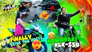 Finally Zx10r Thik Hogya😍| Kawasaki KLX-230🤩| Public Reactions❤️| Barsha Kiran