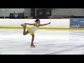 isi open competition 1st place spotlight beta 8 year old ice skating