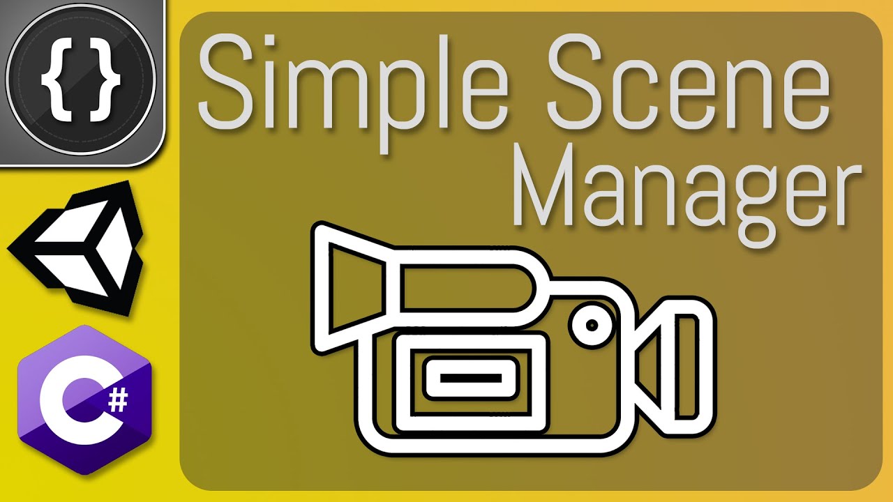 Simple Scene Manager Unity Tutorial Youtube