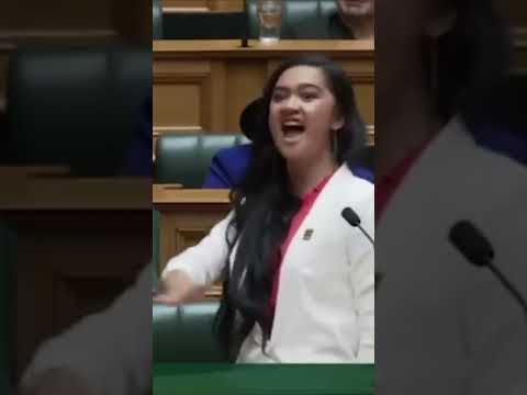 New Zealand MP Performs Native " WAR-CRY" Maori Hakka In Parliament ...