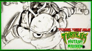 Coloring Leonardo  | Teenage Mutant Ninja Turtles Mutant Mayhem    |Markers