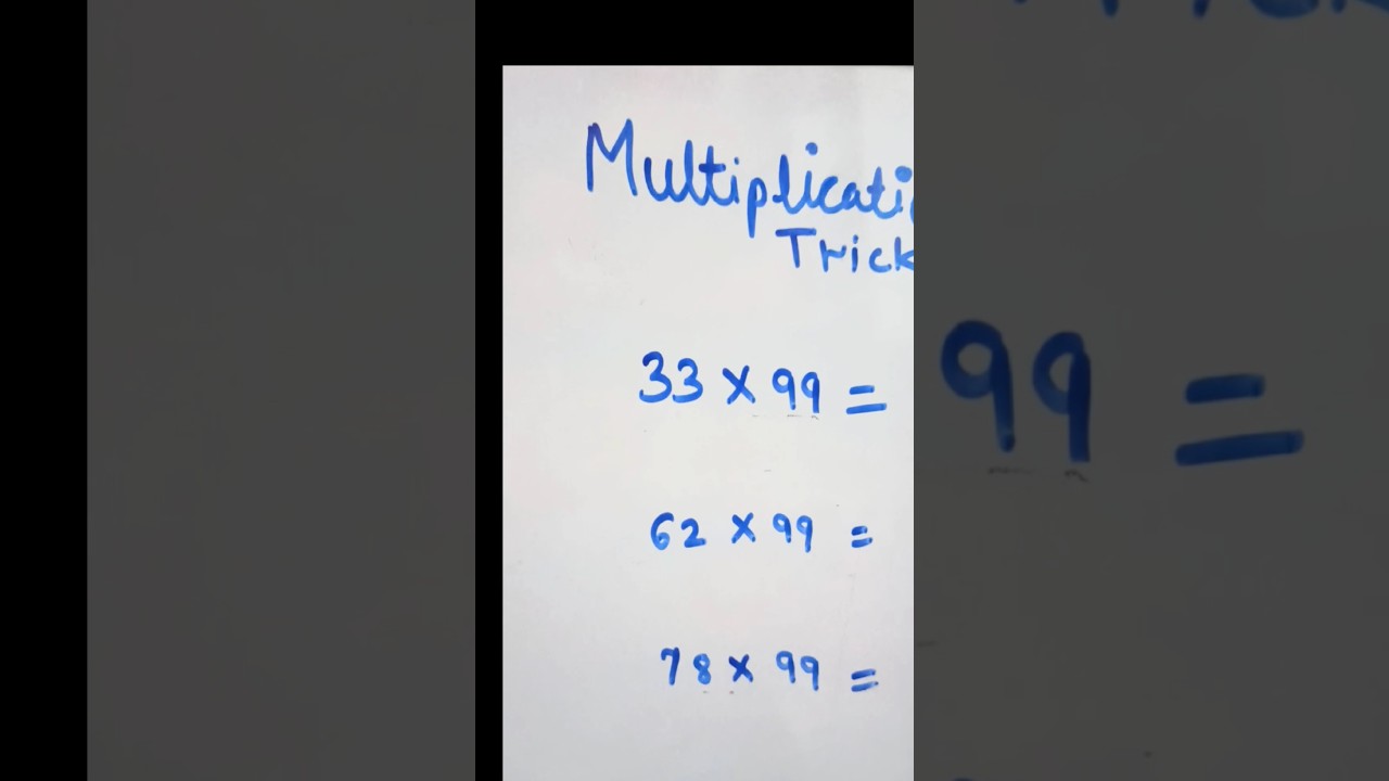 Easy Hack Of 2 Digit Number Multiplication| Math Trick - YouTube