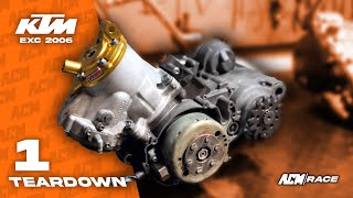 ⚙️ Smontaggio completo dettagliato MOTORE KTM EXC 06 + VHM! 💥