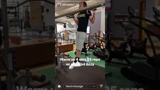 Young Adz working out in Gym (D Block Europe)