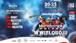 Mistrzostwa Polski w wieloboju/wieloboju sprinterskim - Tomaszów Maz. / LIVE / Dzień 1 [20.12.2024]