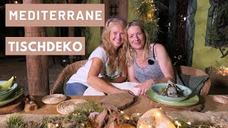 DIY Tischdeko mit Moos, Steinen & Tillandsien🪴mediterrane Urlaubsstimmung für Zuhause 💚