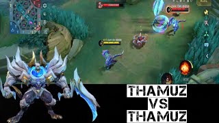 Thamuz vs Thamuz custom mobile legends #mobilelegends #mlbb #mlbbhighlights #mlbbcreatorcamp #thamuz