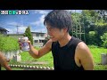 【旦那の夏休み】35℃の炎天下でチャーハン作る【酒嫁】