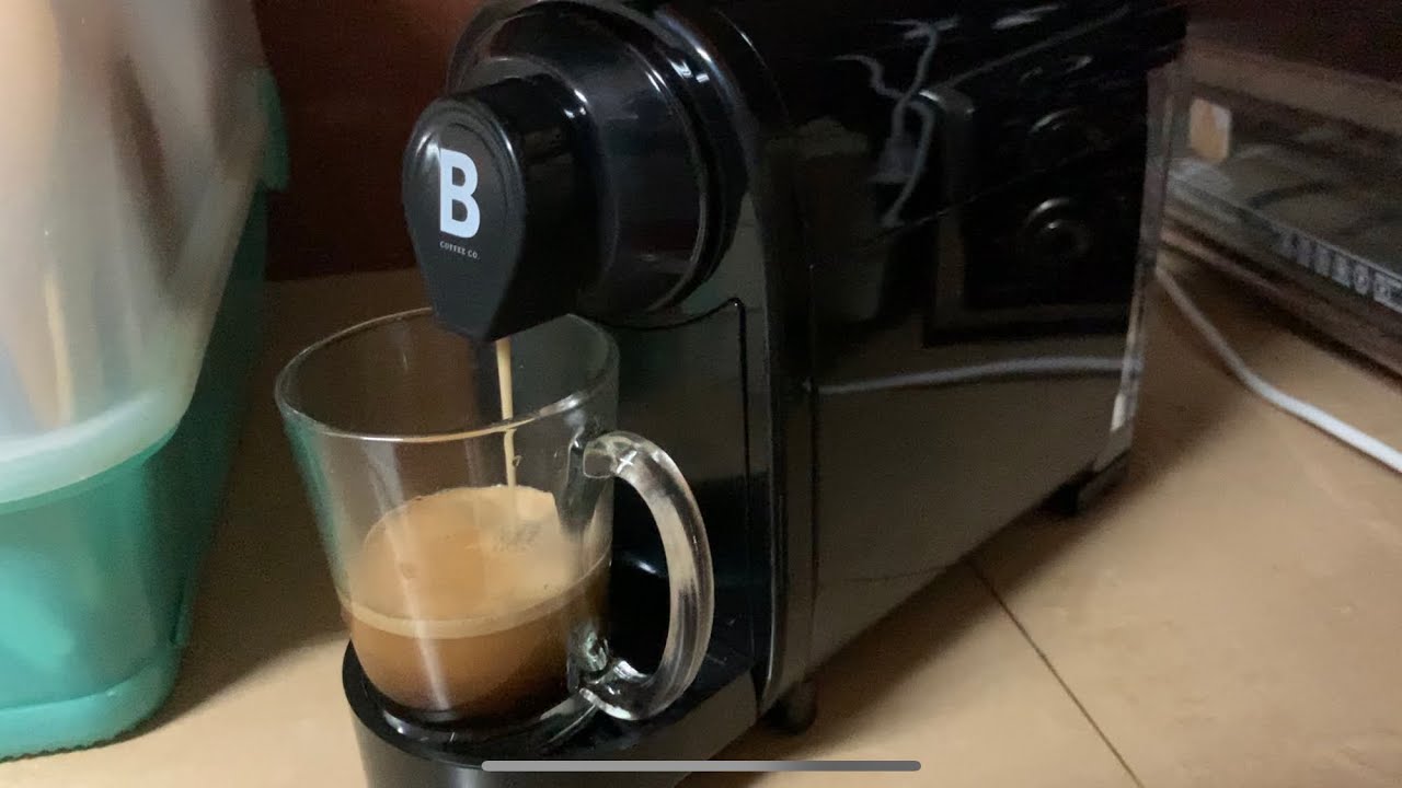 B Coffee Co. Freshman Capsule Coffee Machine From Shopee - YouTube