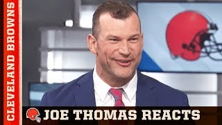 Joe Thomas Reacts to OBJ Trade | Cleveland Browns