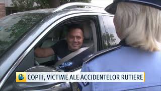 Copiii, victime ale accidentelor rutiere