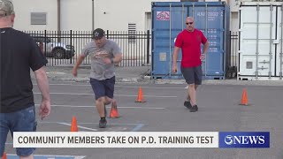 Community members take on CCPD training test