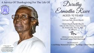 Live Stream of Funeral Service for Dorothy Rowe