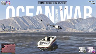 Franklin Takes on a 5-Star Ocean Escape in GTA V – Epic Crime Spree!