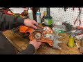 How to install a husqvarna chain brake assembly