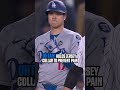 Ohtani holds jersey collar after shoulder injury 😬 #Ohtani #shoheiohtani #dodgers