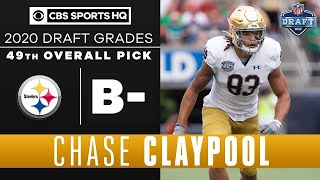 The Steelers select a COMPETITIVE athlete in Chase Claypool with the 49th pick | 2020 NFL Draft