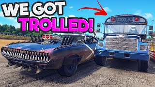 We Got TROLLED By School Buses on Wreckfest Multiplayer!