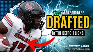 These Players WILL BE DRAFTED By The Detroit Lions!