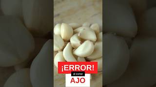 ERRORS WHEN CONSUMING GARLIC! #shorts