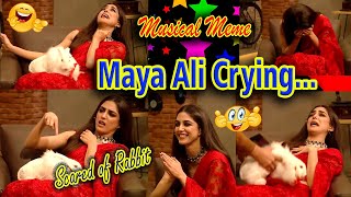 Ahsan Khan is Having Fun With Maya Ali | Maya Ali Crying | Time Out With Ahsan Khan Meme #shorts