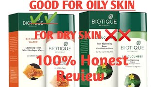 Biotique Bio cucumber and Bio Honey toner review,, Best toner for oily skin and Dry skin, Honest rev