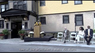 Robert F. Smith Celebrates the House of Alpha Leadership Institute Opening at Cornell University