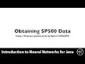 Introduction to Neural Networks for Java (Class 11/16, Part 1/5) predict stock market