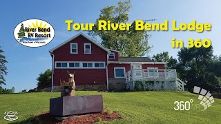 360 Tour of the Inside of the River Bend Lodge at River Bend RV Resort in Watertown Wisconsin