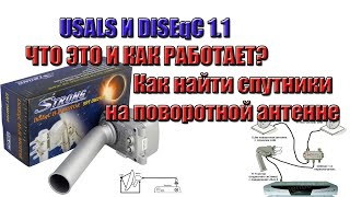 USALS И DISEqС 1.1 ЧТО ЭТО И КАК РАБОТАЕТ? Как найти спутники на поворотной антенне с мотоподвесом.