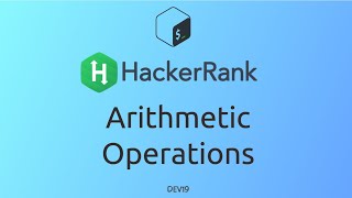 #9 Arithmetic Operations | HackerRank Linux Shell #shell #c #shellscripting #hackerrank