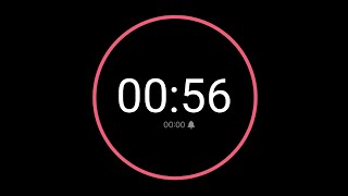 56 Second Countdown Timer / iPhone Timer Style