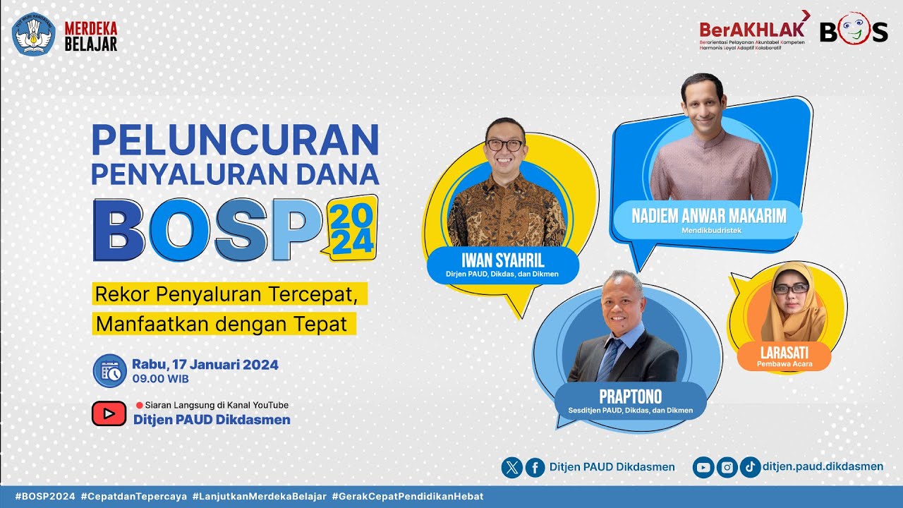 REKOR PENYALURAN DANA BOSP TAHUN 2024 TERCEPAT! - YouTube