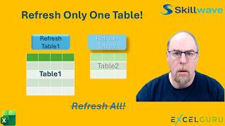 Stop Using Refresh All: Refresh a Single Table!
