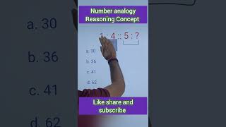 Number analogy reasoning concept #sscreasoningtricks #numberanalogy #sscreasoning #reasoning #ssccgl