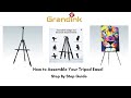 Grandink Tripod (Basic) Assembly | How to assemble tripod easel | painting stand.