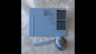 Anleitung : Falzbrett mit Eckenstanzer & Falzbein / Card & Envelope Maker 6200/0053