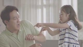 귀여운 정세윤, 아빠 정웅인의 다정다감 버물리 CF