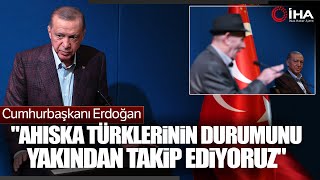 Cumhurbaşkanı Erdoğan, New York’ta Ahıska Türkleri İle Bir Araya Geldi