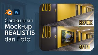 How to Make Realistic MOCK-UP with Blender & Photoshop