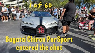 Bugatti Chiron PurSport and Pagani Raduno showed up to Supercar Saturday #supercars #bugattichiron