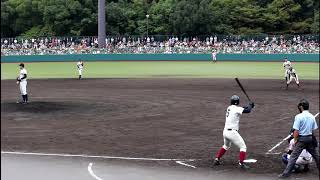 2019.10.27 高校野球 大阪桐蔭 西野力矢君 明石商業中森君からホームラン！