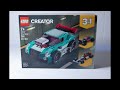 lego 31127 street racer epic stop motion build