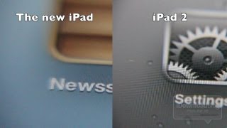 The new iPad (3rd generation) vs iPad 2 Pixel Density Test