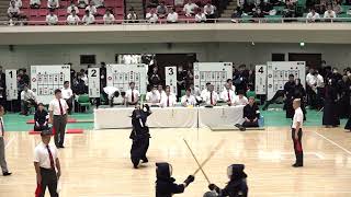 【女子1回戦】末吉杏梨（鹿児島）×諸岡温子（神奈川）【令和5年度全国警察剣道選手権大会】2023年9月5日・日本武道館