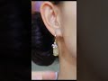 Korean Beautiful Earrings Diamond #trending #shortvideo