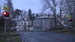 Spoorwegovergang Varnsdorf (CZ) // Railroad crossing // Železniční přejezd