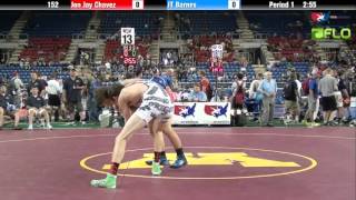 Junior 152 - Jon Jay Chavez (Idaho) vs. JT Barnes (Oregon)