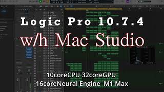 DTM LogicPro 10.7 with Mac Studio